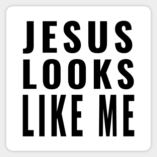 Jesus Looks Like Me 1990s Fashion Sticker